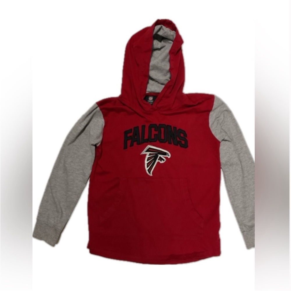 **AUCTION** EUC Official NFL Apparel Atlanta Falcons Girls Boys Hooded Y M 10/12